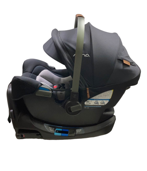 Nuna PIPA rx Infant Car Seat with RELX Base, 2023, Caviar Hot on Sale - Image 3