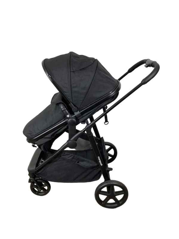 Mompush Wiz Stroller, 2023, Black Fashion - Image 4