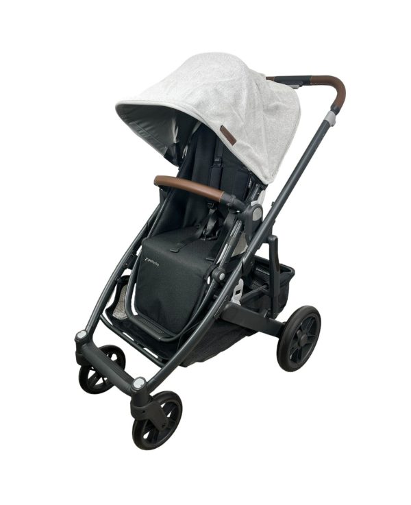 UPPAbaby CRUZ V2 Stroller, 2023, Anthony(White and Grey Chenille) For Sale - Image 4