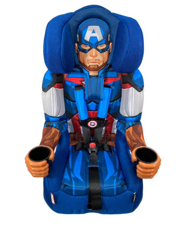 KidsEmbrace 2-in-1 Combination Harness Booster Car Seat, Captain America, 2022 Fashion - Image 4