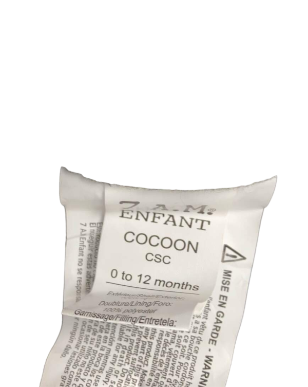 7 A.M. Enfant Car Seat Cocoon, Black Online Hot Sale - Image 4