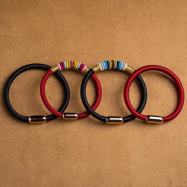 Buddha Stones Tibetan Handmade King Kong Knot Protection Magnetic Buckle Braided Bracelet (Extra 30% Off | USE CODE: FS30) For Sale - Image 3