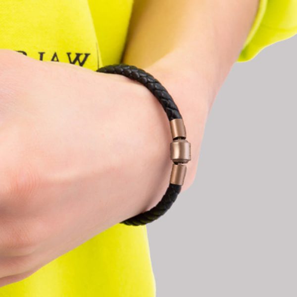 Buddha Stones Vintage Leather Rope Luck Braid String Bracelet Online Hot Sale - Image 5