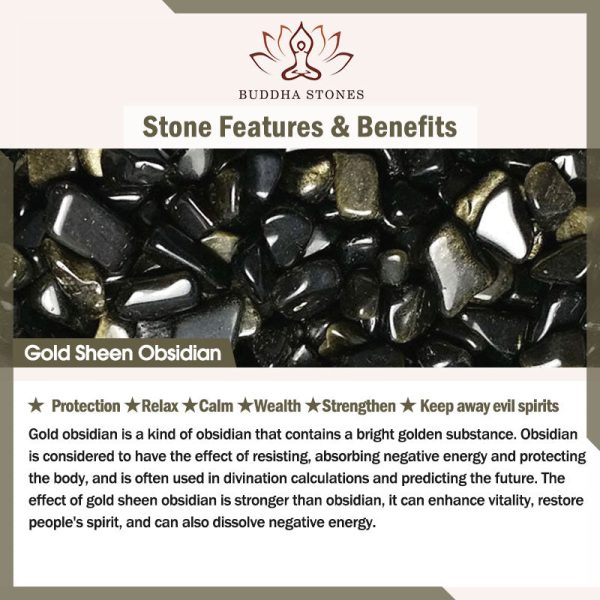 Buddha Stones Natural Obsidian Amethyst Citrine PiXiu Cooper Coin Wealth Bracelet Online Sale - Image 3
