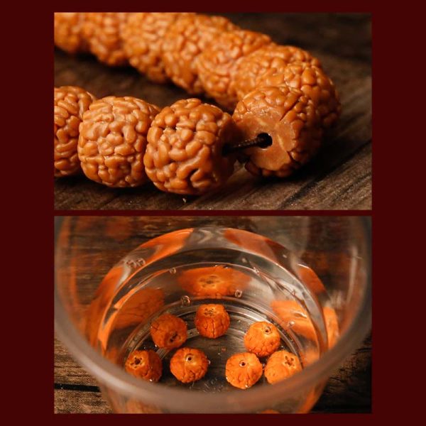 Tibet 108 Mala Beads Rudraksha Bodhi Seed Chinese Zodiac Natal Buddha Wealth Charm Bracelet Sale - Image 4
